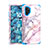 Silicone Matte Finish and Plastic Back Cover Case 360 Degrees U01 for Samsung Galaxy Note 10 Plus