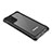 Silicone Matte Finish and Plastic Back Cover Case 360 Degrees U01 for Samsung Galaxy Note 20 5G Black