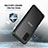 Silicone Matte Finish and Plastic Back Cover Case 360 Degrees U01 for Samsung Galaxy S20 Plus 5G Black