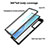 Silicone Matte Finish and Plastic Back Cover Case 360 Degrees U02 for Samsung Galaxy Note 20 Ultra 5G Black