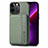 Silicone Matte Finish and Plastic Back Cover Case 360 Degrees U05 for Apple iPhone 13 Pro Max