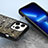 Silicone Matte Finish and Plastic Back Cover Case 360 Degrees YJ3 for Apple iPhone 13 Pro Max Black