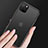 Silicone Matte Finish and Plastic Back Cover Case for Apple iPhone 11 Pro Max