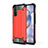 Silicone Matte Finish and Plastic Back Cover Case for Huawei Honor 30 Red