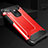 Silicone Matte Finish and Plastic Back Cover Case for Huawei Mate 20 Red