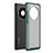 Silicone Matte Finish and Plastic Back Cover Case for Huawei Mate 40E 5G Green