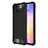 Silicone Matte Finish and Plastic Back Cover Case for Huawei Nova 8 SE 5G Black
