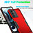 Silicone Matte Finish and Plastic Back Cover Case for Motorola Moto G200 5G