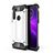 Silicone Matte Finish and Plastic Back Cover Case for Motorola Moto G8 Power