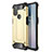 Silicone Matte Finish and Plastic Back Cover Case for OnePlus Nord N10 5G Gold
