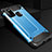 Silicone Matte Finish and Plastic Back Cover Case for Samsung Galaxy A21s Sky Blue