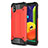 Silicone Matte Finish and Plastic Back Cover Case for Samsung Galaxy M01 Core