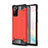 Silicone Matte Finish and Plastic Back Cover Case for Samsung Galaxy Note 20 5G Red
