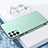 Silicone Matte Finish and Plastic Back Cover Case for Samsung Galaxy S21 Ultra 5G