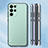 Silicone Matte Finish and Plastic Back Cover Case for Samsung Galaxy S21 Ultra 5G