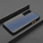 Silicone Matte Finish and Plastic Back Cover Case for Vivo X50 5G Black