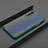 Silicone Matte Finish and Plastic Back Cover Case for Vivo X50 5G Green