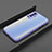 Silicone Matte Finish and Plastic Back Cover Case for Vivo X50 5G Purple