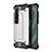 Silicone Matte Finish and Plastic Back Cover Case for Xiaomi Mi 10 Ultra Silver