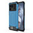 Silicone Matte Finish and Plastic Back Cover Case for Xiaomi Mi 11 Ultra 5G Sky Blue