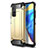 Silicone Matte Finish and Plastic Back Cover Case for Xiaomi Redmi K30S 5G Gold