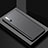 Silicone Matte Finish and Plastic Back Cover Case G01 for Samsung Galaxy Note 10 5G Black