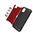 Silicone Matte Finish and Plastic Back Cover Case Magnetic for Apple iPhone 11 Pro Max