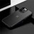 Silicone Matte Finish and Plastic Back Cover Case N01 for Apple iPhone 12 Pro Black