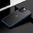 Silicone Matte Finish and Plastic Back Cover Case N01 for Apple iPhone 12 Pro Blue
