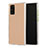 Silicone Matte Finish and Plastic Back Cover Case N02 for Samsung Galaxy Note 20 5G Gold