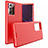 Silicone Matte Finish and Plastic Back Cover Case N02 for Samsung Galaxy Note 20 Ultra 5G Red