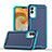 Silicone Matte Finish and Plastic Back Cover Case QW1 for Samsung Galaxy A04E