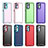 Silicone Matte Finish and Plastic Back Cover Case QW1 for Samsung Galaxy A14 5G