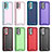 Silicone Matte Finish and Plastic Back Cover Case QW2 for Samsung Galaxy A52 5G