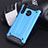 Silicone Matte Finish and Plastic Back Cover Case R01 for Huawei Honor 20i Sky Blue