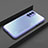 Silicone Matte Finish and Plastic Back Cover Case R01 for Oppo Reno4 5G White