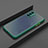 Silicone Matte Finish and Plastic Back Cover Case R01 for Oppo Reno4 Pro 5G Green