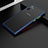 Silicone Matte Finish and Plastic Back Cover Case R01 for Samsung Galaxy Note 10 5G Blue