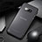 Silicone Matte Finish and Plastic Back Cover Case R01 for Samsung Galaxy S10e Black