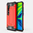 Silicone Matte Finish and Plastic Back Cover Case R01 for Xiaomi Mi Note 10 Red