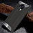 Silicone Matte Finish and Plastic Back Cover Case R01 for Xiaomi Redmi K30 Pro 5G Black