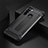 Silicone Matte Finish and Plastic Back Cover Case R02 for Xiaomi Redmi Note 8T Black
