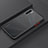Silicone Matte Finish and Plastic Back Cover Case R03 for Oppo Find X2 Lite Black