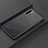 Silicone Matte Finish and Plastic Back Cover Case R03 for Oppo K7 5G Black