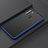 Silicone Matte Finish and Plastic Back Cover Case R03 for Xiaomi Redmi Note 8 (2021) Blue