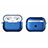 Silicone Matte Finish and Plastic Back Cover Case U01 for Apple AirPods Pro Blue