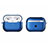 Silicone Matte Finish and Plastic Back Cover Case U01 for Apple AirPods Pro Blue
