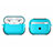 Silicone Matte Finish and Plastic Back Cover Case U01 for Apple AirPods Pro Sky Blue