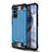 Silicone Matte Finish and Plastic Back Cover Case U01 for Huawei Honor 30 Pro+ Plus Sky Blue
