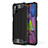 Silicone Matte Finish and Plastic Back Cover Case U01 for Samsung Galaxy M51 Black